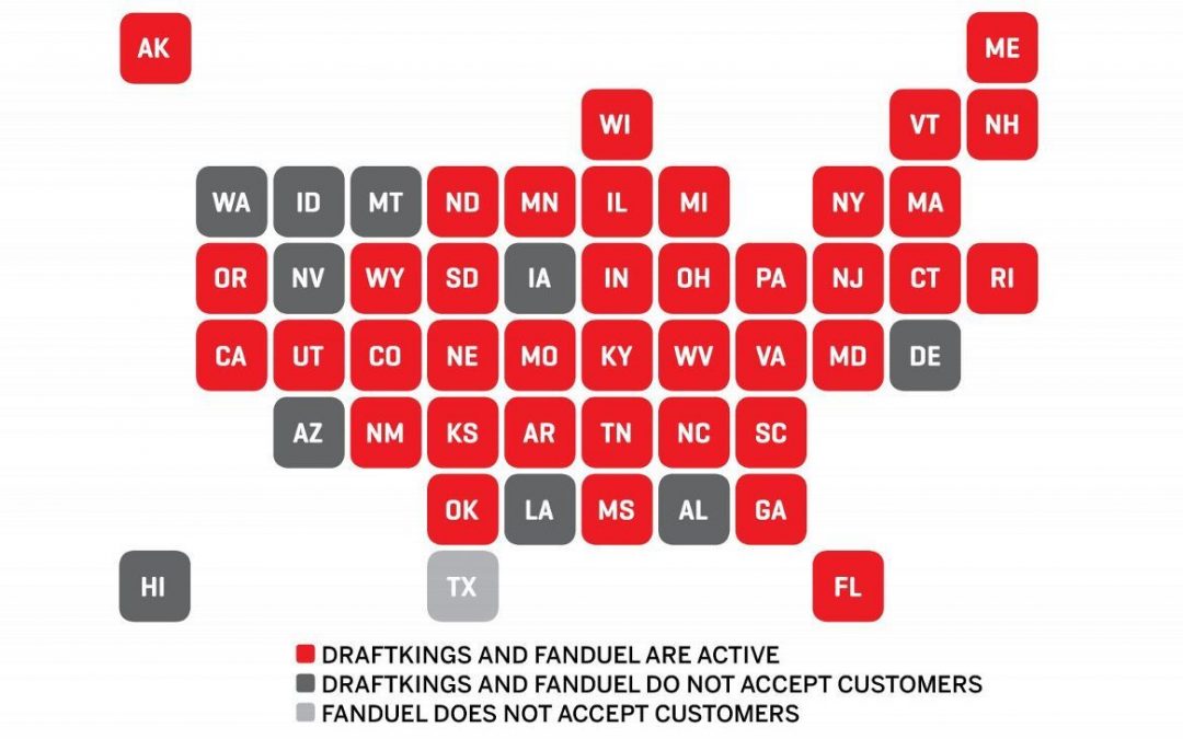 Daily fantasy – Is DFS legal in your state? A state-by-state look