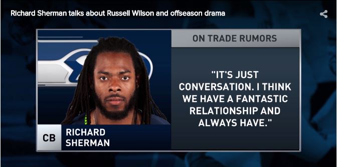 Seahawks player, Sherman